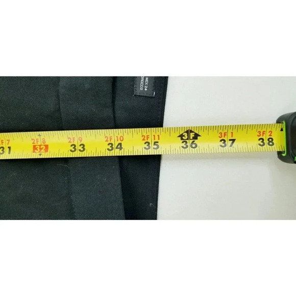 Zara Size 2 Women's Black Career Pocket Button Zip Pants Slack Inseam 26 Inches - Picture 12 of 14